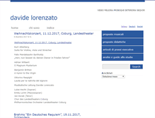Tablet Screenshot of davidelorenzato.it